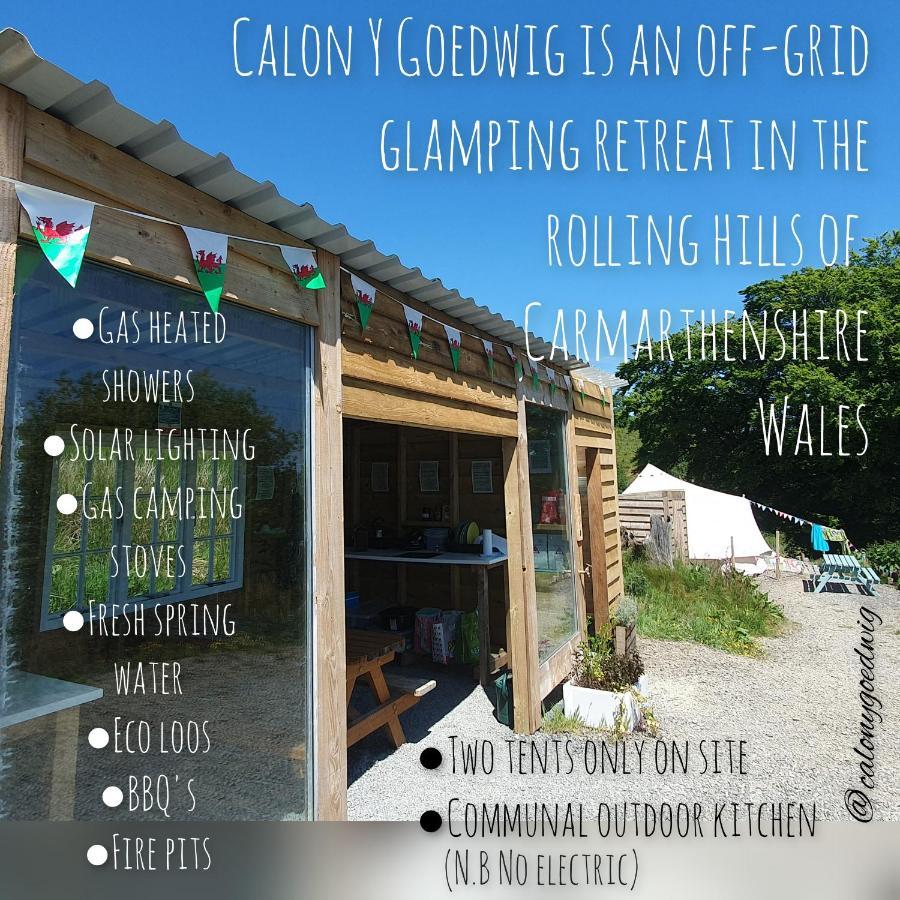 ホテル Calon Y Goedwig Glamping ランダバリー エクステリア 写真